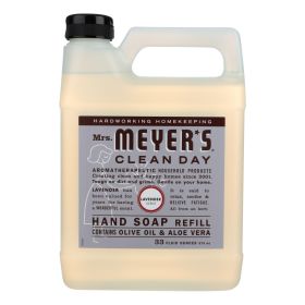 Mrs. Meyer's Clean Day - Liquid Hand Soap Refill - Lavender - Case Of 6 - 33 Fl Oz.