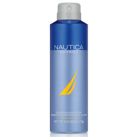 NAUTICA Voyage Deodorant Body Spray for Men 6.0 fl oz