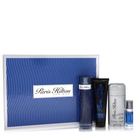 Paris Hilton Gift Set -- 3.4 oz Eau De Toilette Spray + 3 oz Body Wash + 2.75 oz Deodorant Stick + .25 Mini EDT Spray