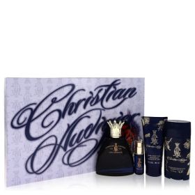 Christian Audigier Gift Set -- 3.4 oz Eau De Toilette Spray + .25 oz MIN EDT + 3 oz Body Wash + 2.75 Deodorant Stick