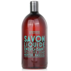 COMPAGNIE DE PROVENCE - Liquid Marseille Menthe Basilic Uplifting Soap Refill 008658 1000ml/33.8oz