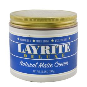 LAYRITE - Natural Matte Cream (Medium Hold, Matte Finish, Water Soluble) 297g/10.5oz