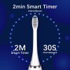 Electric Toothbrush Sonic Toothbrush, 5 Cleaning Modes for Dental Care, Screen Display, Gift Man/Woman, 4 Replacement Heads