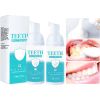 2PCs Teeth Whitening Mousse Foam Refreshing Breath Deep Cleaning Toothpaste