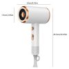 Professional Hair Dryer 1800W Powerful Ionic Hairdryer With Diffuser Blow Dryer With 2 Speeds; 3 Heating And Cool Button For Women Man Home Travel Sal